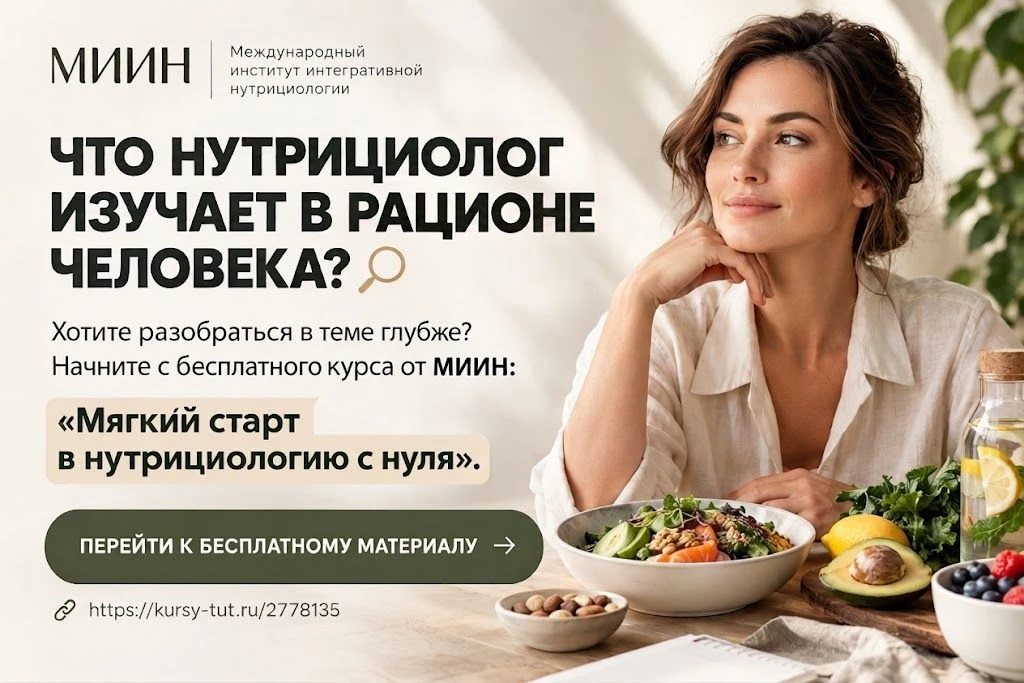 ЧТО НУТРИЦИОЛОГ ИЗУЧАЕТ В РАЦИОНЕ ЧЕЛОВЕКА? 🔎Нутрициология — это не просто вопрос: «Чт...