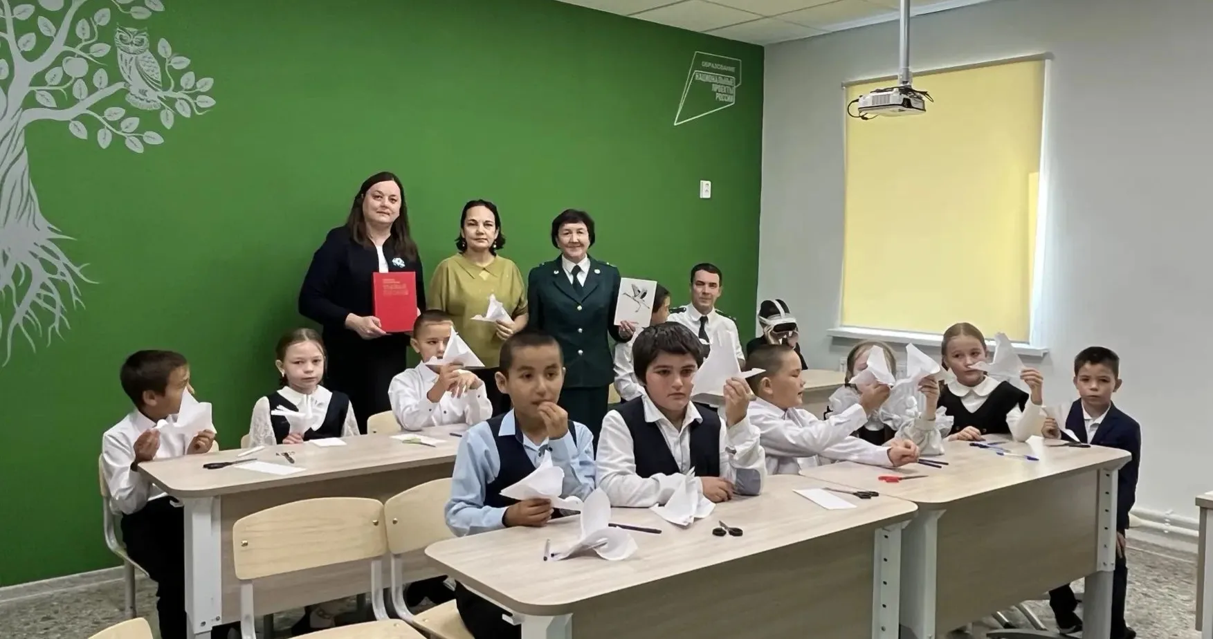 🦅🦢🦉Урок-игра "Птицы-наши друзья" в Старокырлайской школе Арского района
