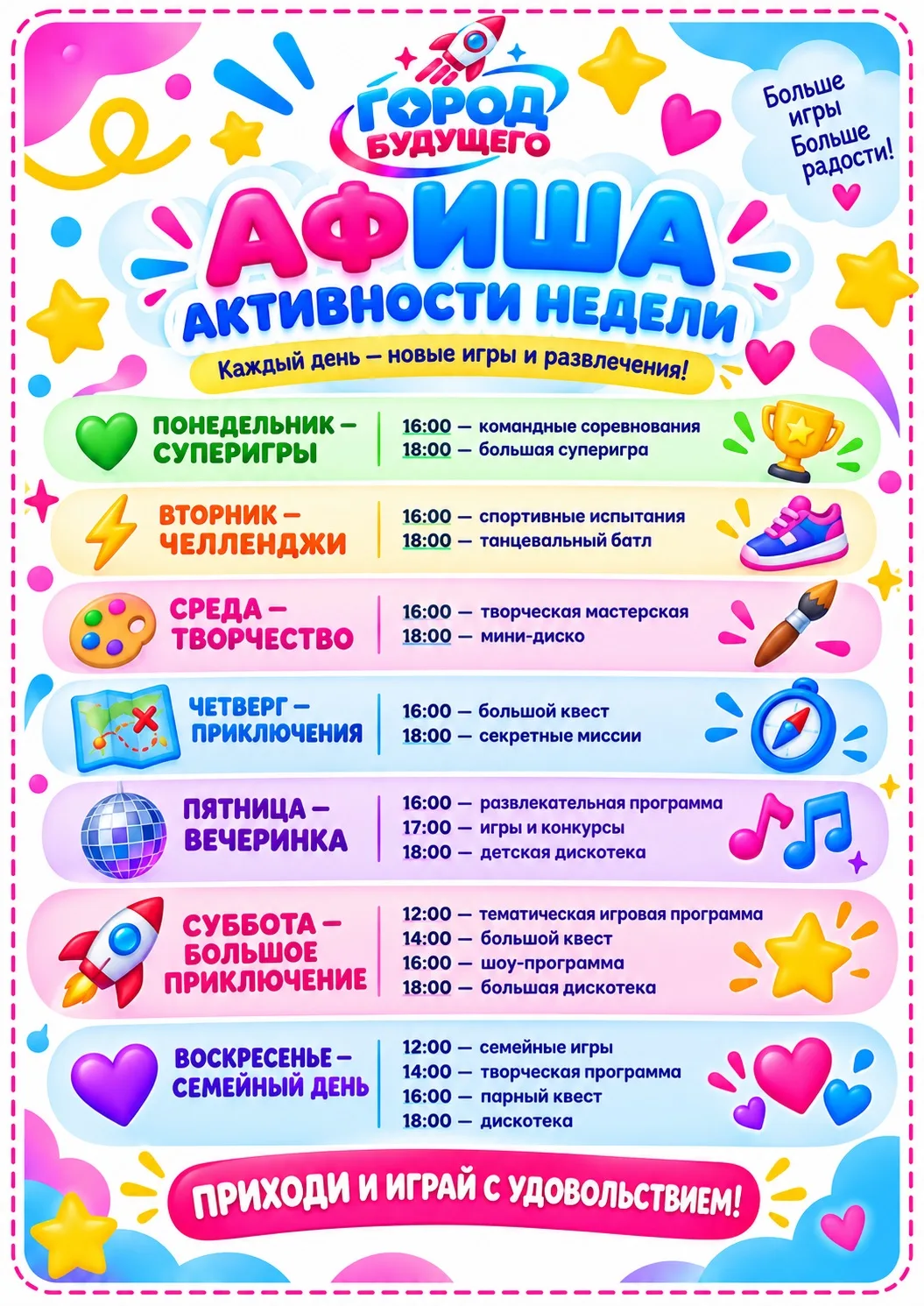🚀 А ЧЕМ СЕГОДНЯ ЗАНЯТЬ РЕБЁНКА?