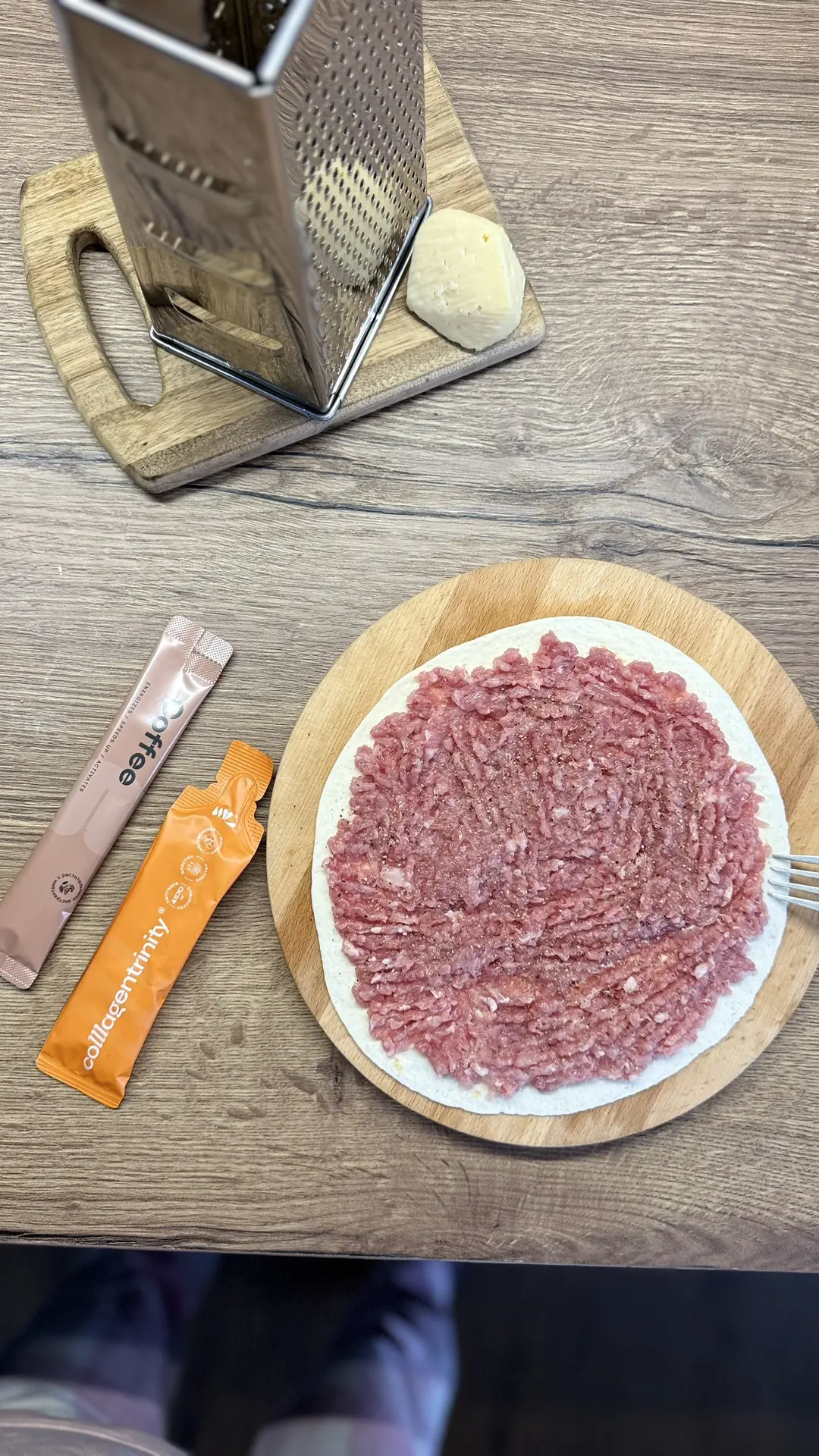 Я уже дома , приготовила один из любимых вариантов завтрака 🤤