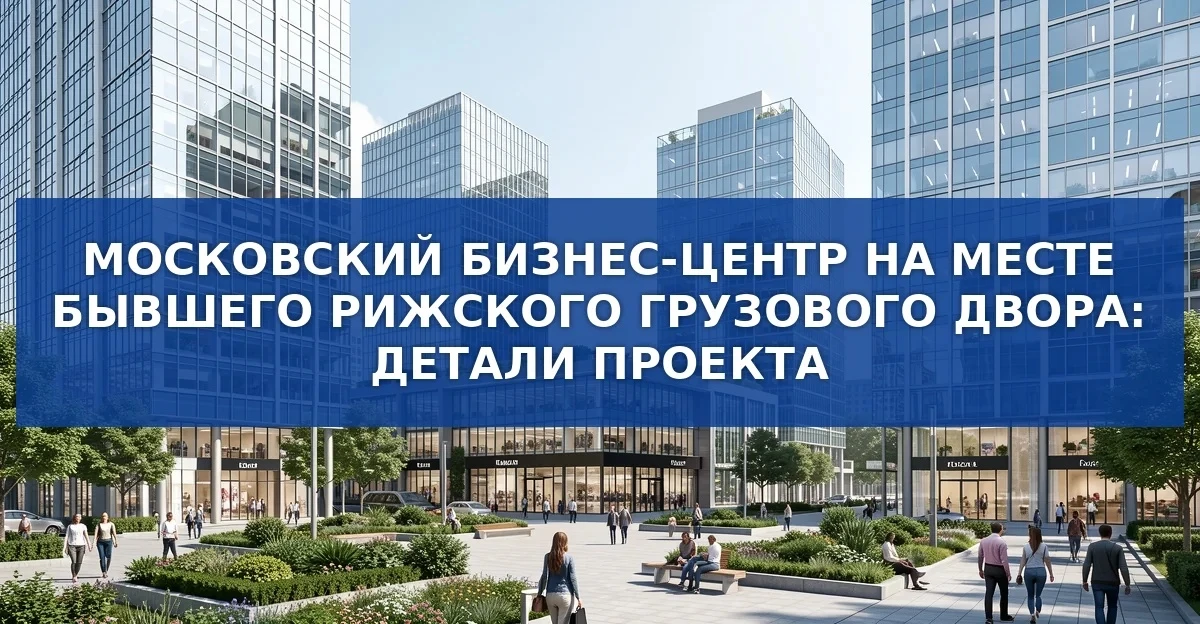 Одобрена архитектурная концепция нового бизнес‑центра