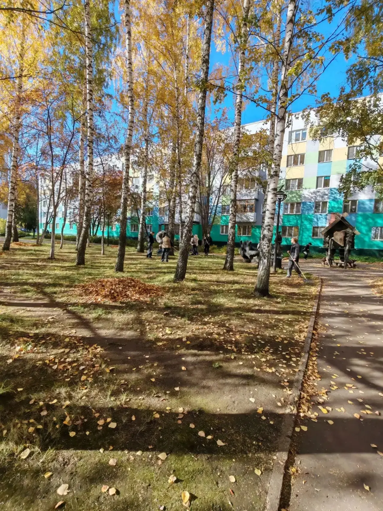 ☀️Месячник по уборке территории☀️