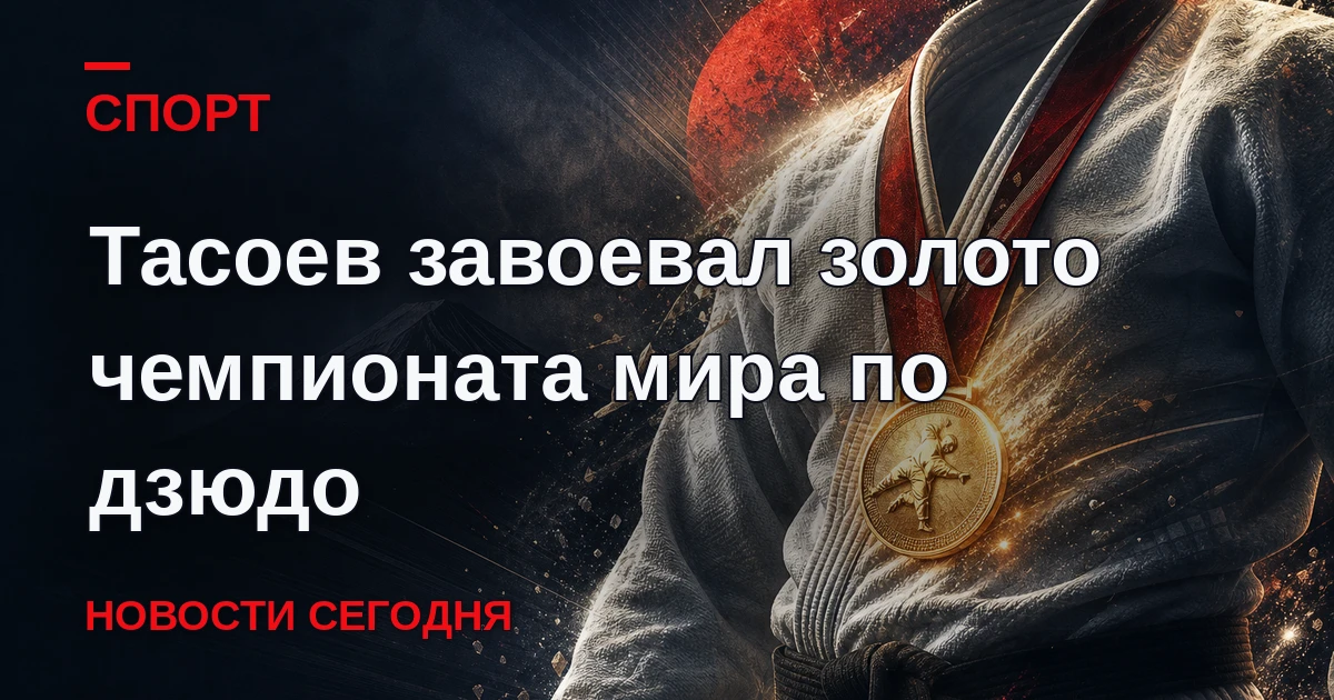 Россиянин Инал Тасоев завоевал золотую медаль чемпионата мира по дзюдо, который проходи...