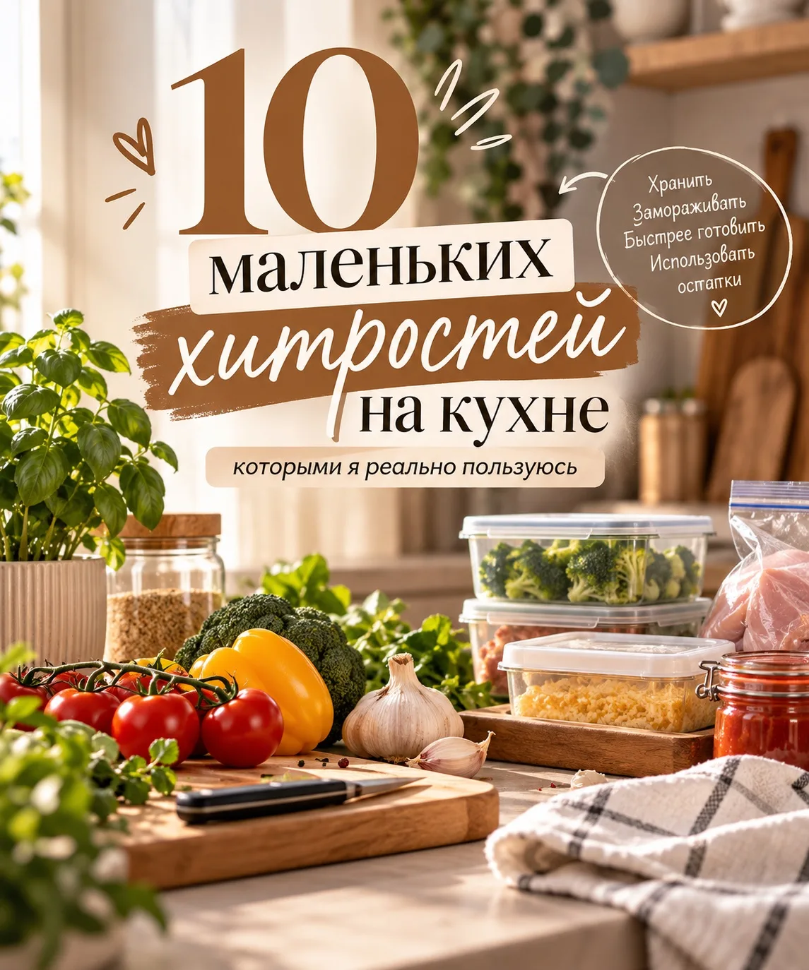 Делюсь с вами маленькими кухонными хитростями, которые помогают мне экономить время, пр...