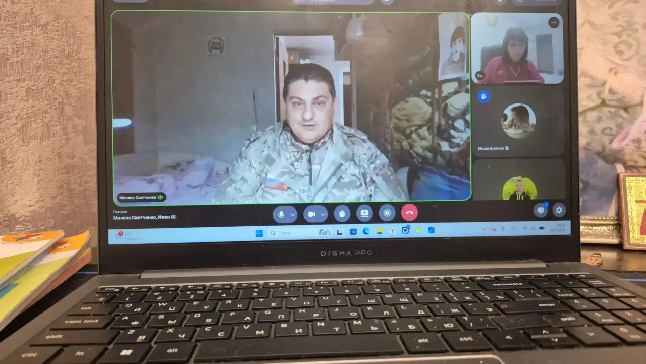 В 4 Б классе прошла патриотическая встреча с участником СВО Везирова Мирзааги Асадуллы ...