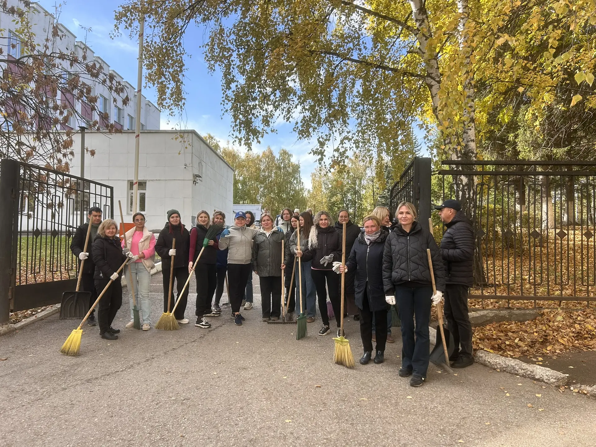 Санитарная пятница в Калининском районе.
