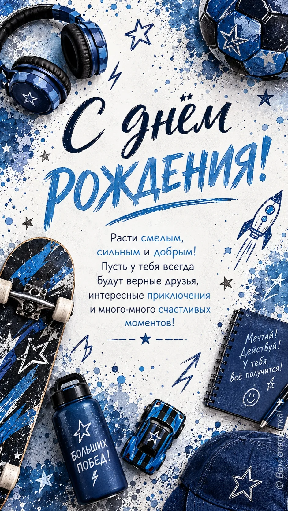 #СднемРожденияОткрыткиДляМальчика