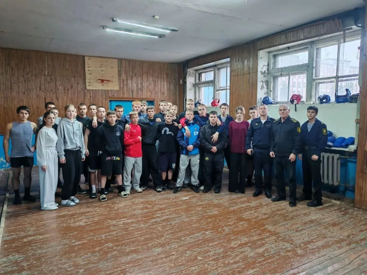 Полицейские Усть-Кута провели профилактическую встречу с юными боксерами