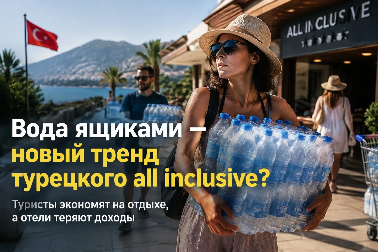🍼 Вода ящиками — новый тренд турецкого all inclusive?