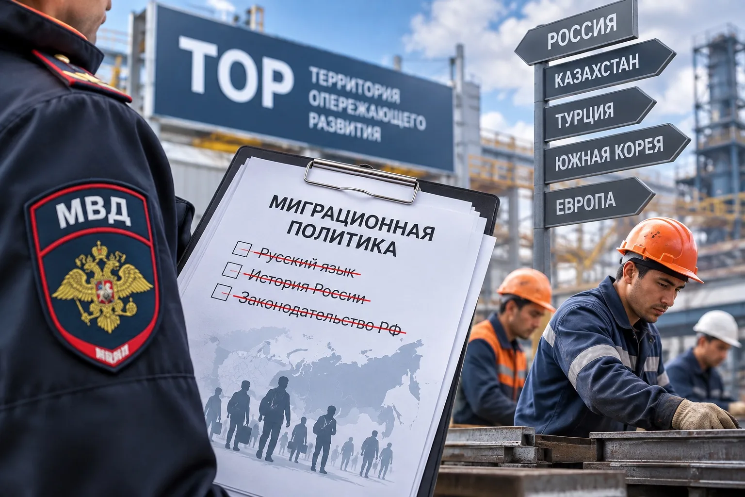 Россия пересматривает миграционную политику в интересах промышленности