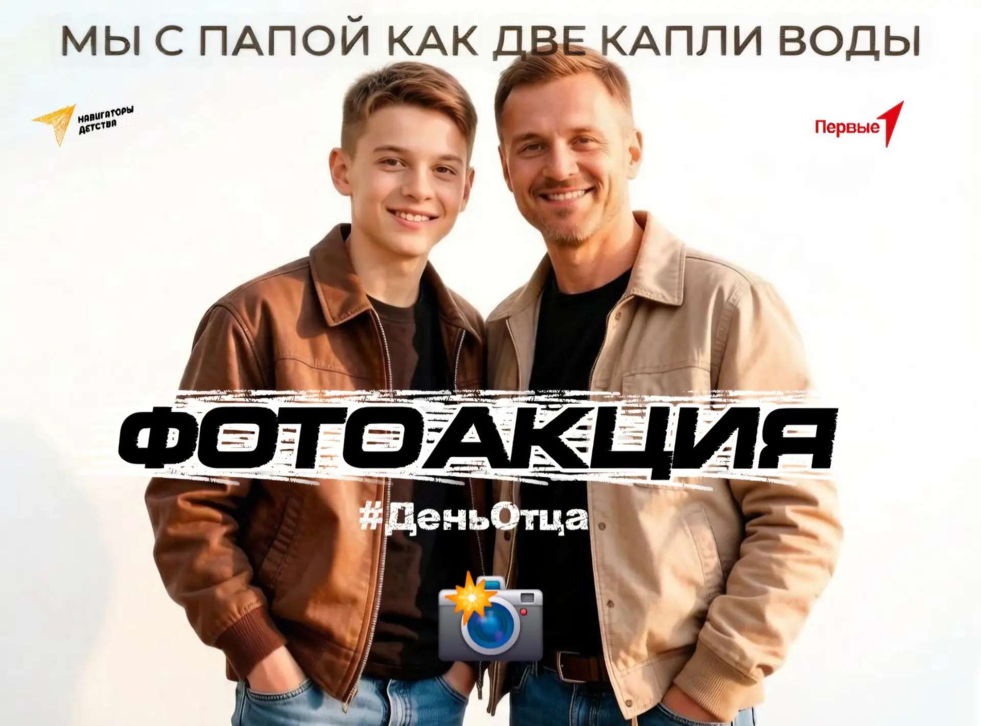 📸 ФОТОАКЦИЯ «МЫ С ПАПОЙ КАК ДВЕ КАПЛИ ВОДЫ»