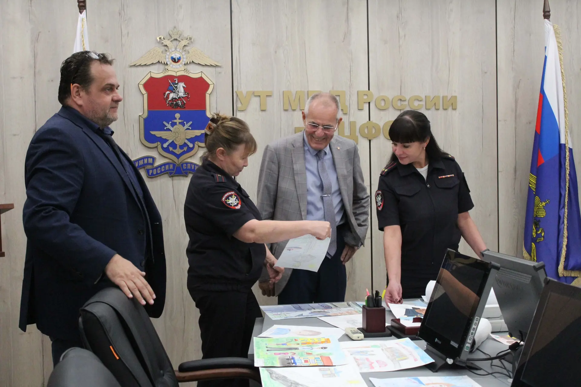 В УТ МВД России по ЦФО назвали лучших участников Всероссийского конкурса детского рисун...