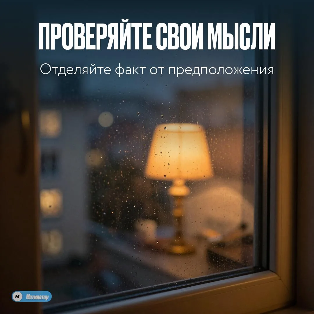 🧠 Не верьте каждой мысли в своей голове