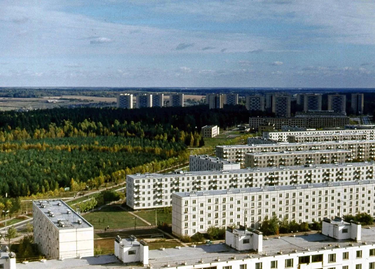 📸 Панорама 3-го и 5-го микрорайонов, 1972 г.