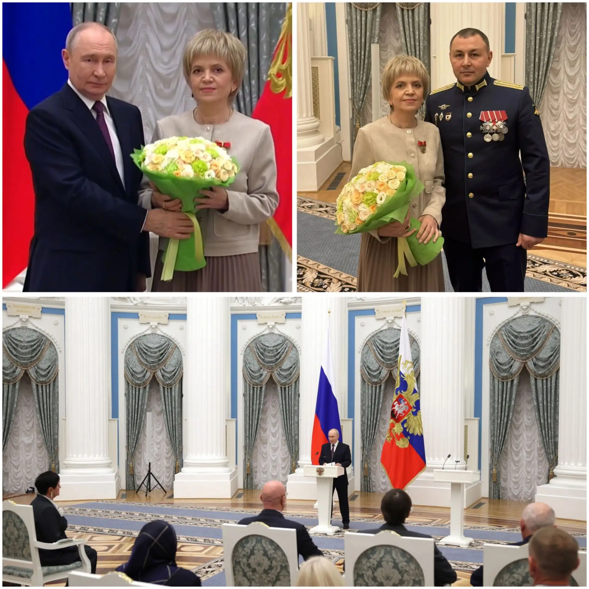 Ирина Сахарова получила государственную награду в Кремле🇷🇺
