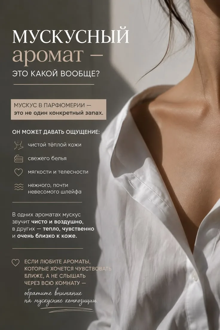 Мускусный аромат — это какой вообще? ✨