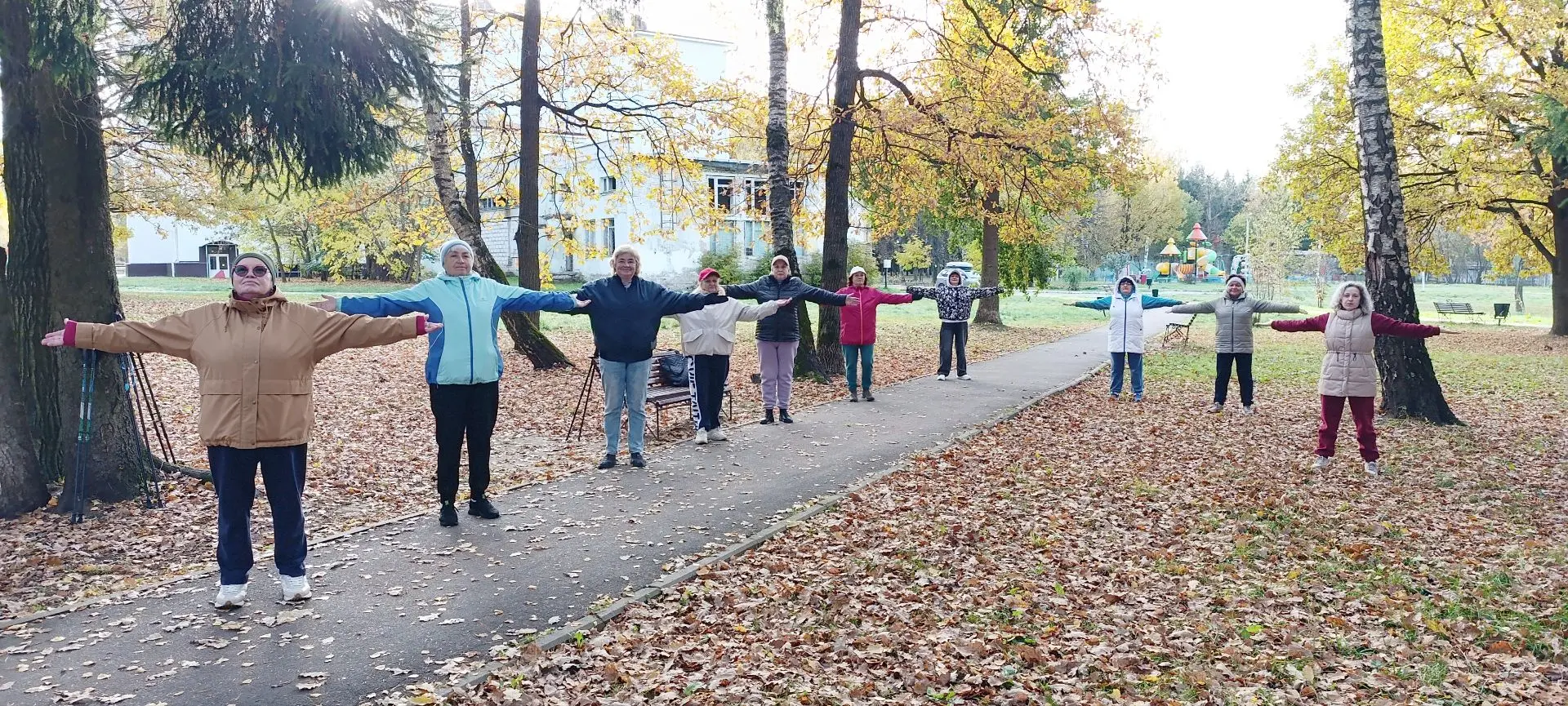Осеннее утро — лучшее время для заботы о здоровье!🍂