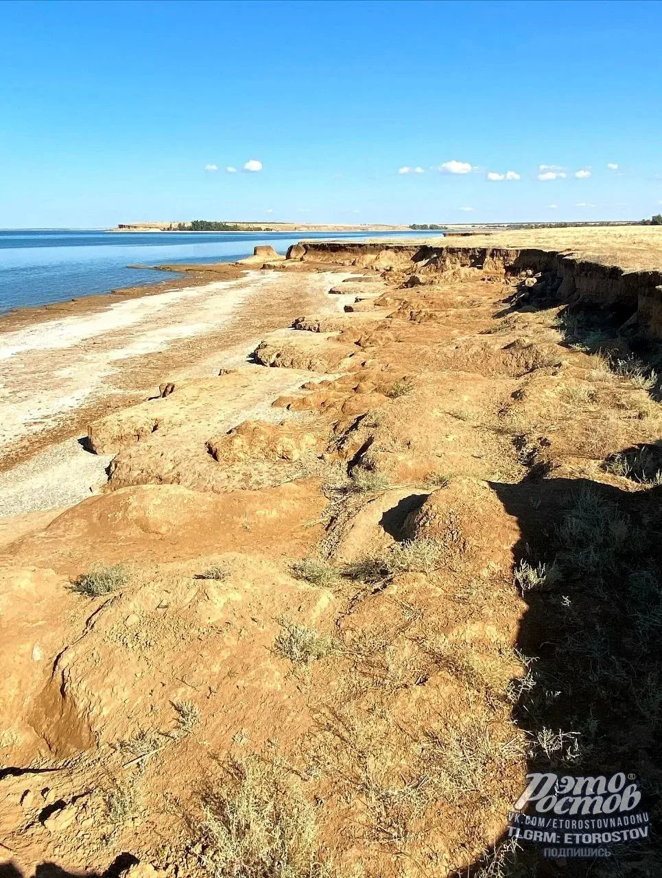 📸 Оголившееся побережье Цимлянского водохранилища хранит множество секретов