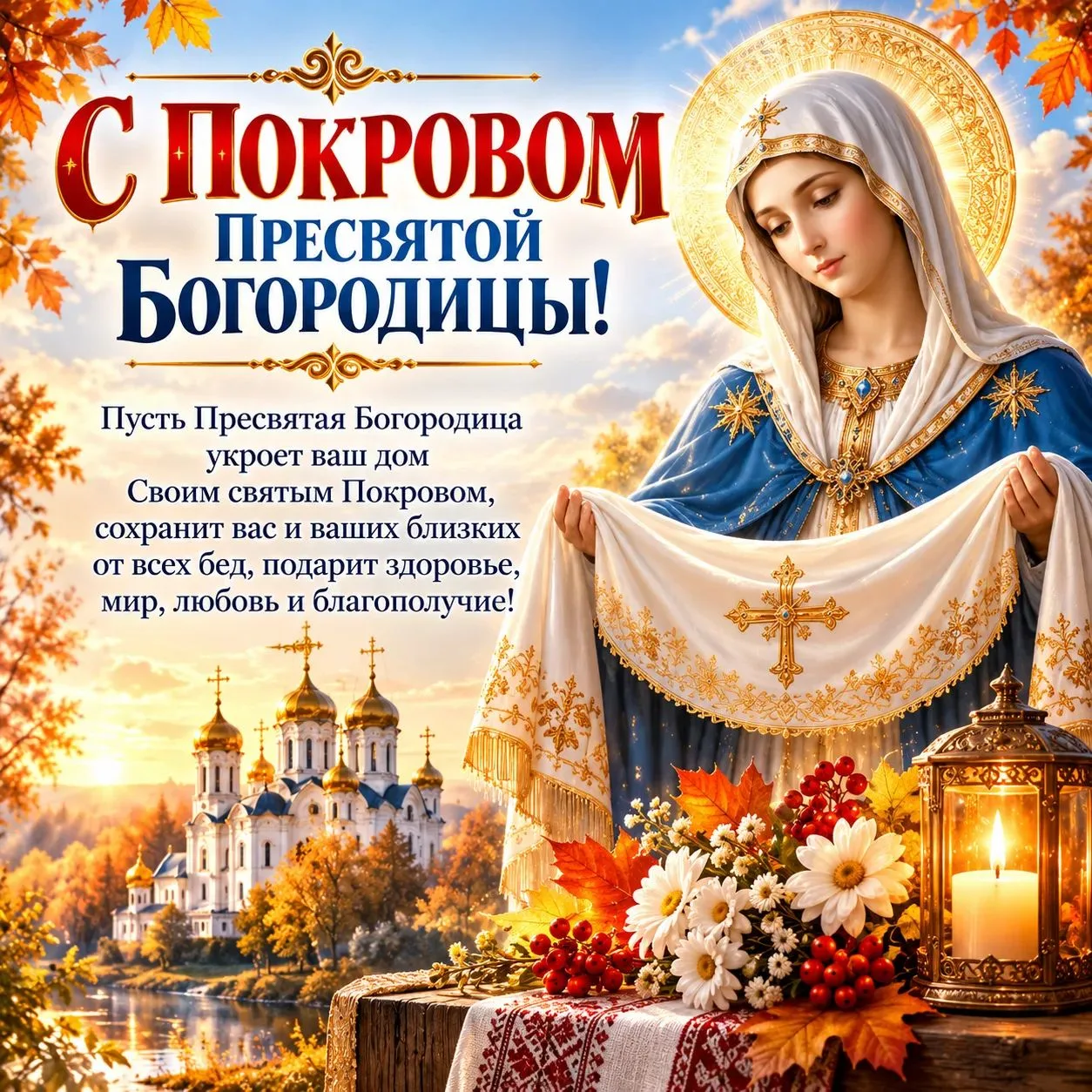 🍂 С Покровом Пресвятой Богородицы! 🙏