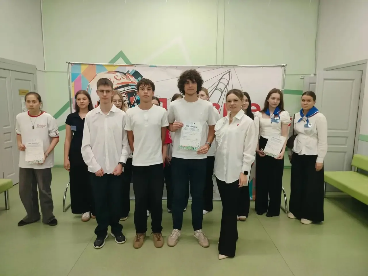 ⚡️Команда обучающихся нашей школы приняла участие в муниципальном этапе областного чемп...