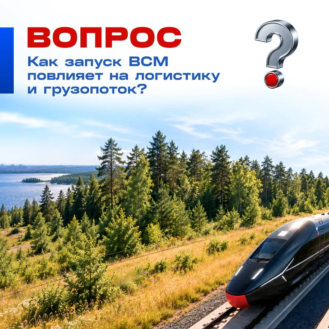 Запуск ВСМ между Москвой и Санкт-Петербургом повлияет и на перевозку грузов. Что измени...