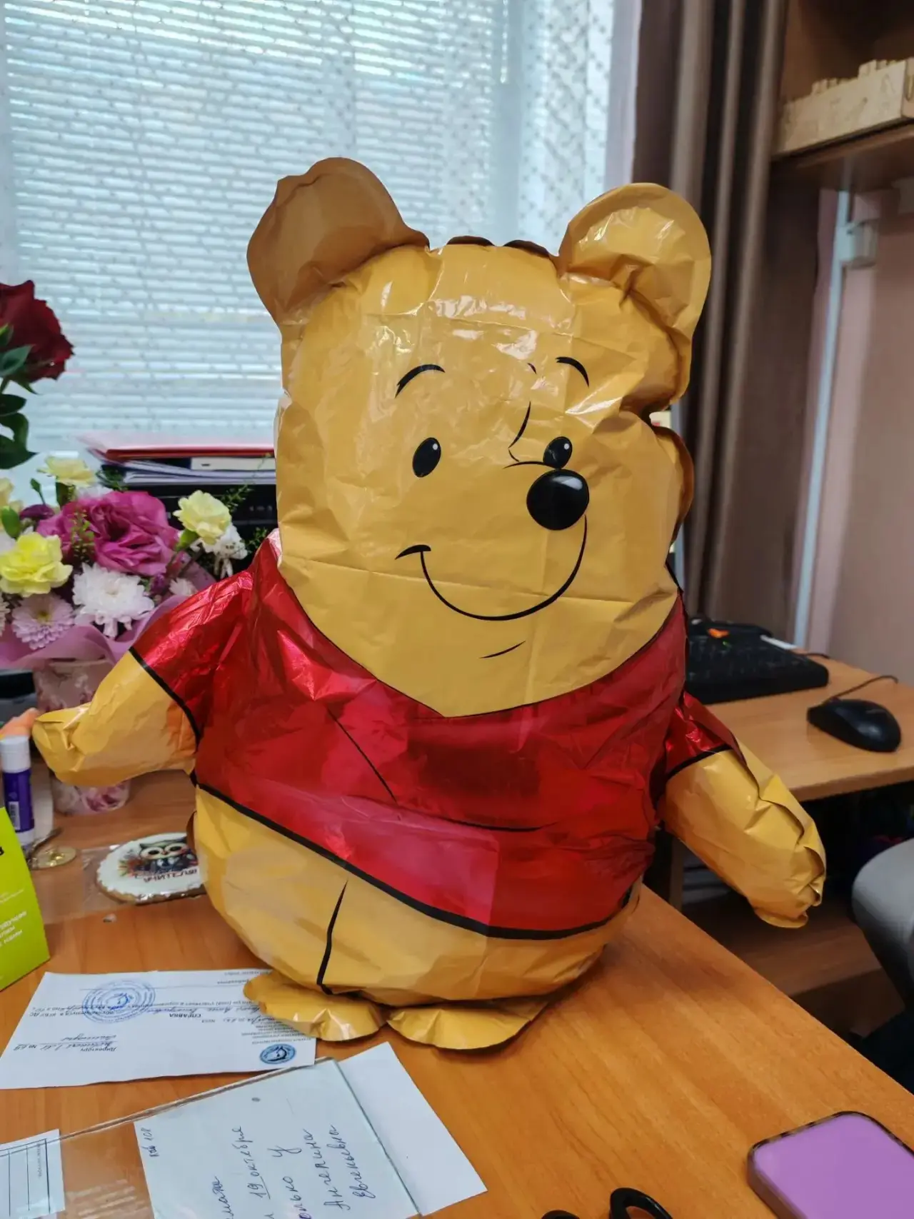 🐻🍯 ДЕНЬ РОЖДЕНИЯ САМОГО ЛЮБИМОГО МЕДВЕЖОНКА: 7 «Б» И 3 «Б» ОТМЕТИЛИ ПРАЗДНИК ВИННИ-ПУ...