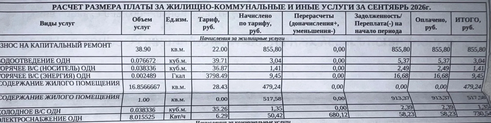 Давно по квиткам не плачу, а тут стало интересно что да как. Меня конечно впечатляет 2 ...