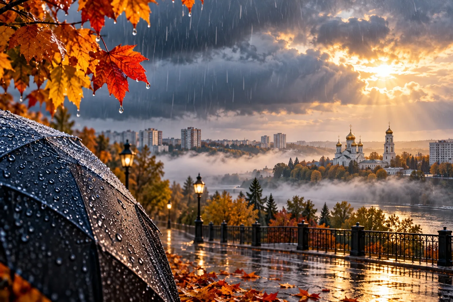 🌦 Дожди и туман: погода в Белгородской области 15 октября
