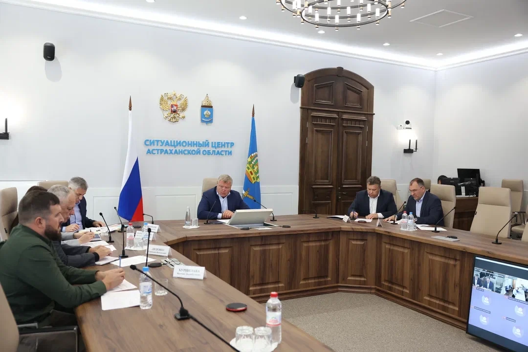 Губернатор Астраханской области поручил ускорить темпы работ на Северных очистных соору...
