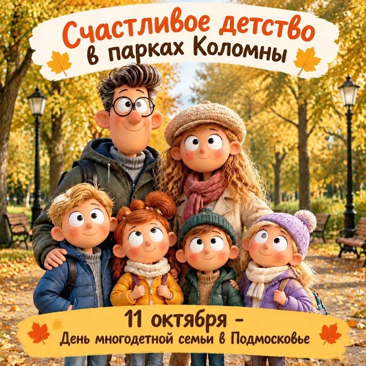 💫 Сегодня мы поздравляем все большие и дружные семьи нашего региона! Пусть в ваших дом...