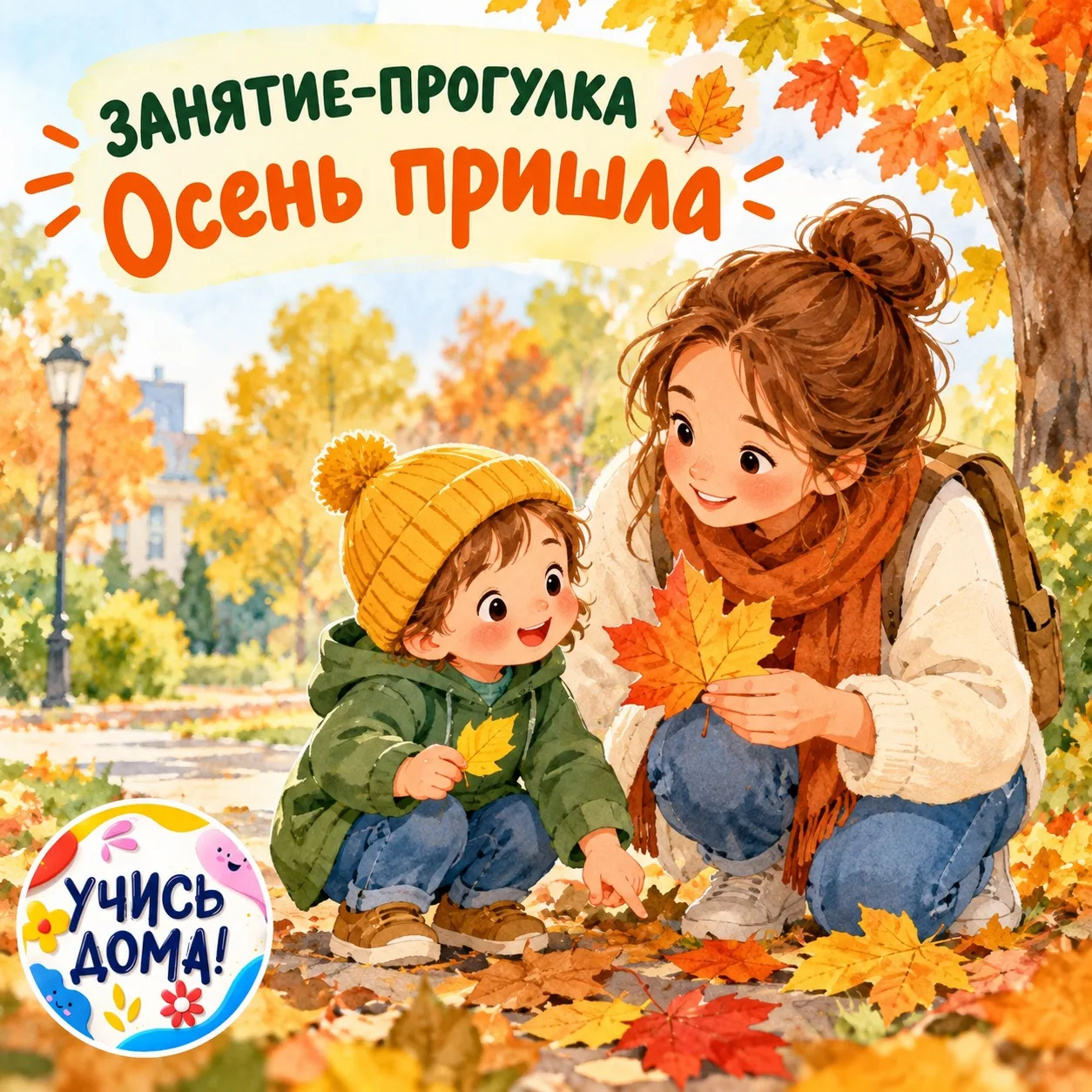 🍂 ЗАНЯТИЕ-ПРОГУЛКА «ОСЕНЬ ПРИШЛА»