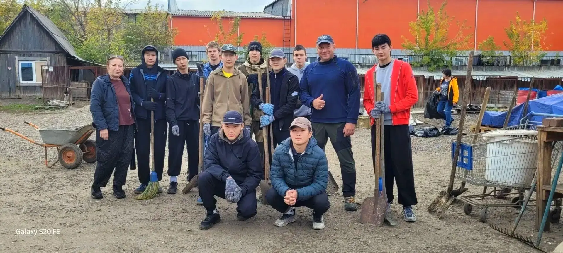 Вот такие замечательные ребята, преподаватели и студенты Красноярского техникума трансп...