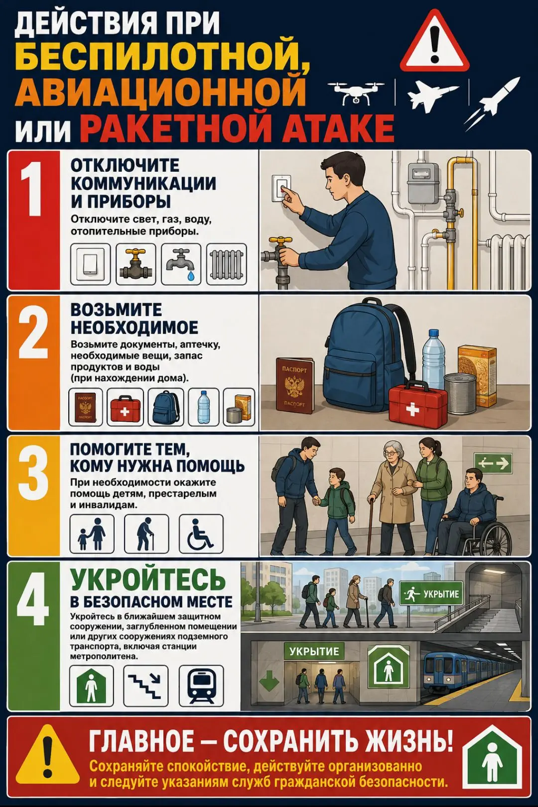 ⚪Ранее мы публиковали код для перехода на страницу с инструкциями по выживанию. После с...
