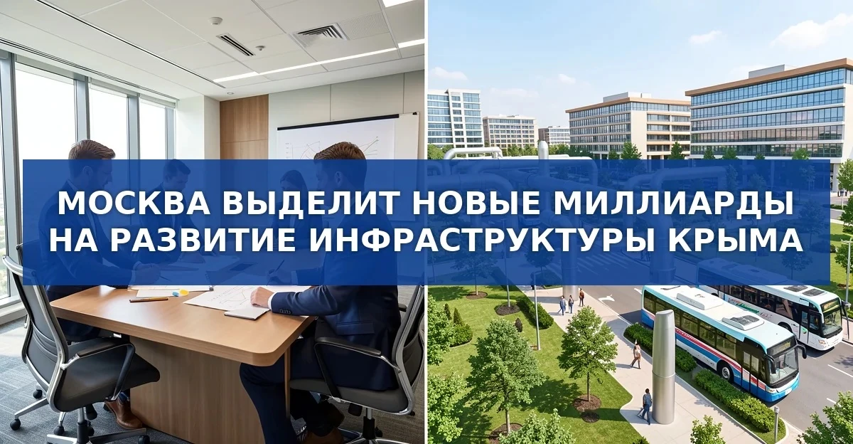 Москва продолжит финансировать инфраструктурные проекты в Крыму