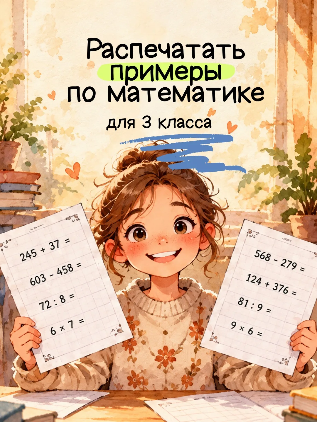 В третьем классе математика становится сложнее: трёхзначные числа, умножение и деление,...