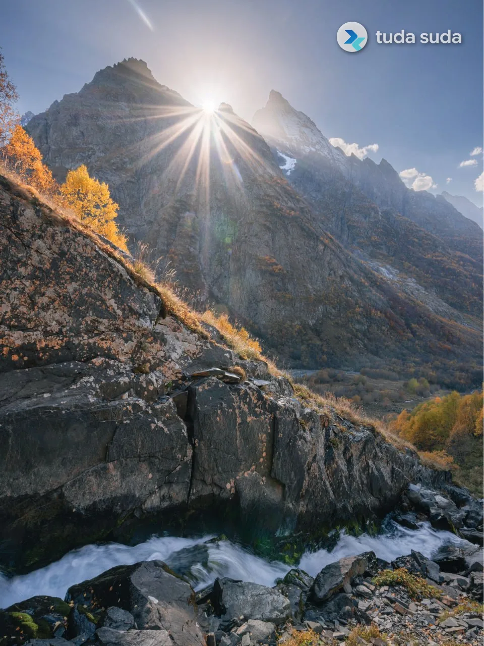 🏔 Домбай-Ульген на границе России и Абхазии