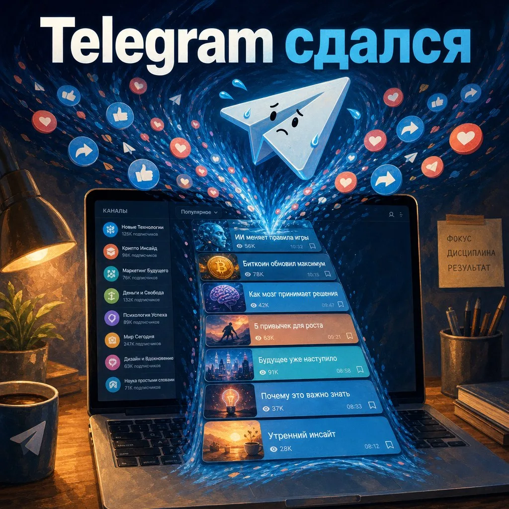 Telegram наконец сдался — добавляет алгоритмическую ленту