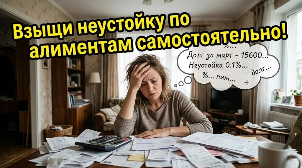 👨‍💻 Взыскиваем неустойку по алиментам...