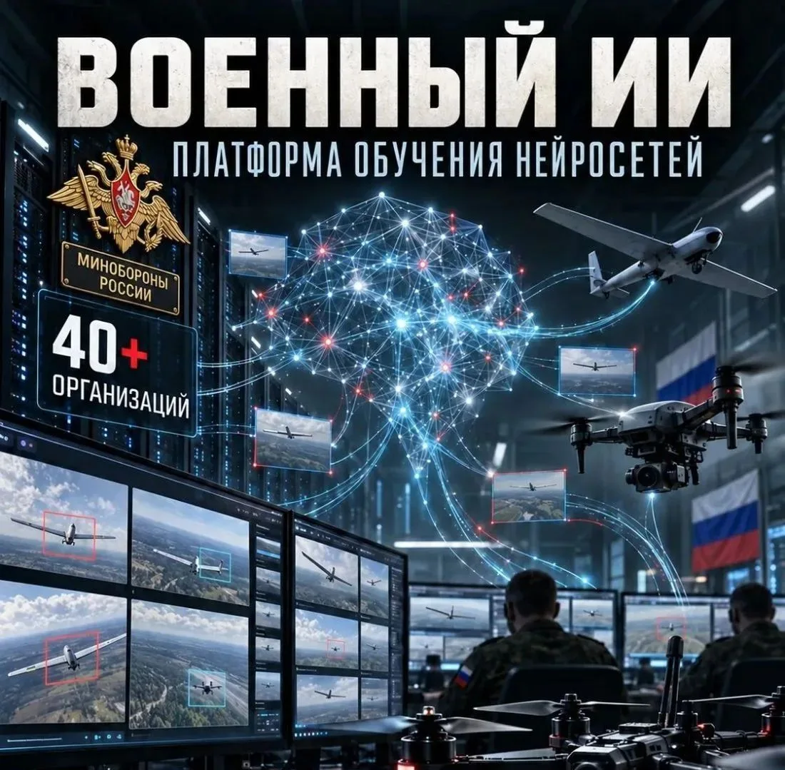 ❗Сервис для обучения нейросетей военного назначения создали в Минобороны России.