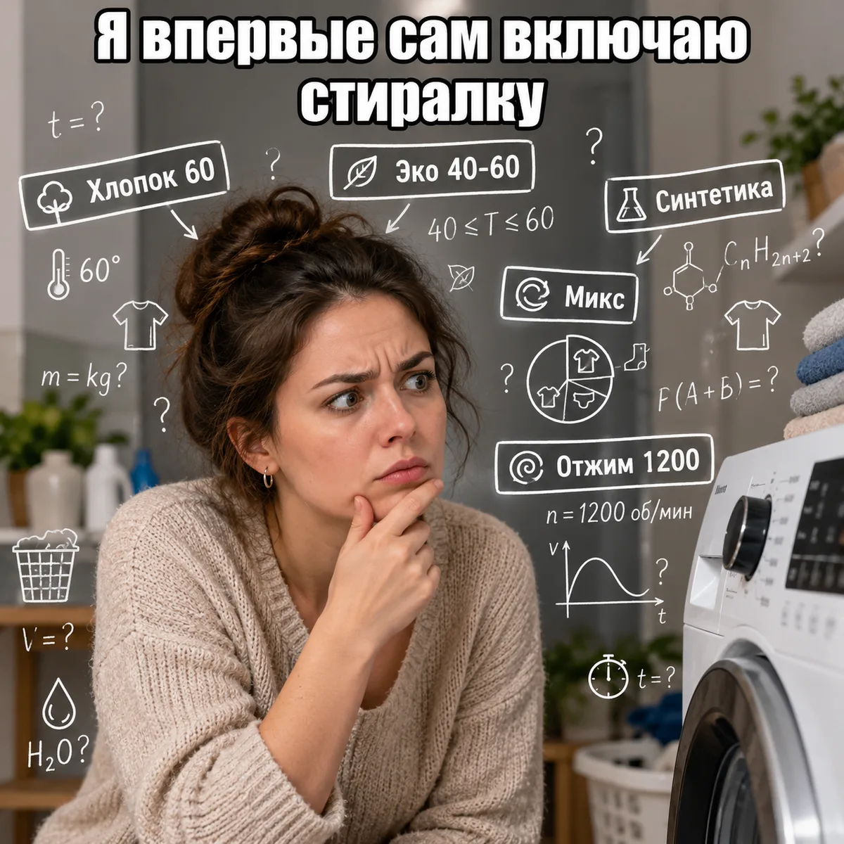 🧺 «Мам, а как стирать?» — вопрос, который рано или поздно возникнет у каждого. И лучше...