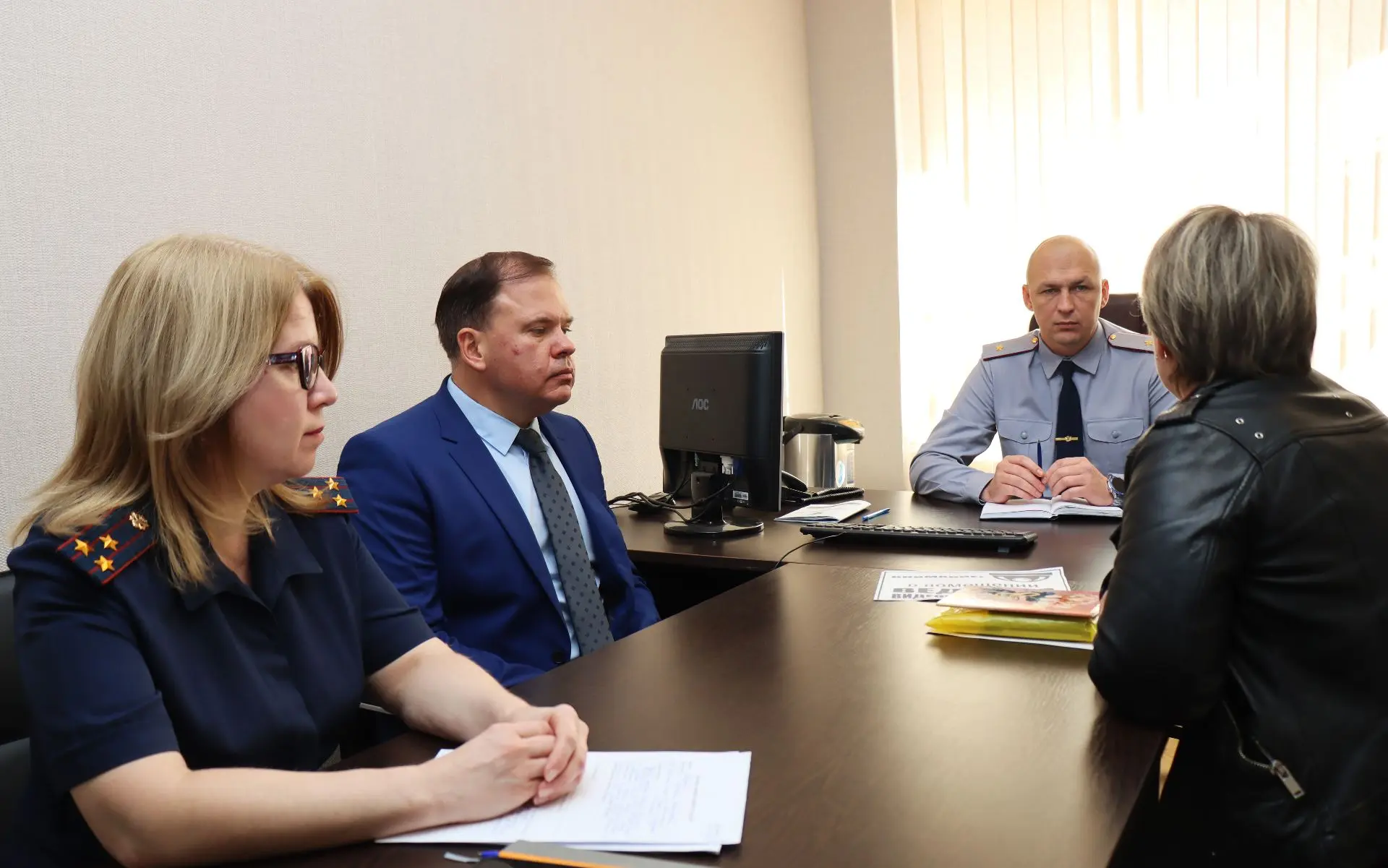 В УФСИН России по Тульской области прошел совместный личный прием граждан с начальником...