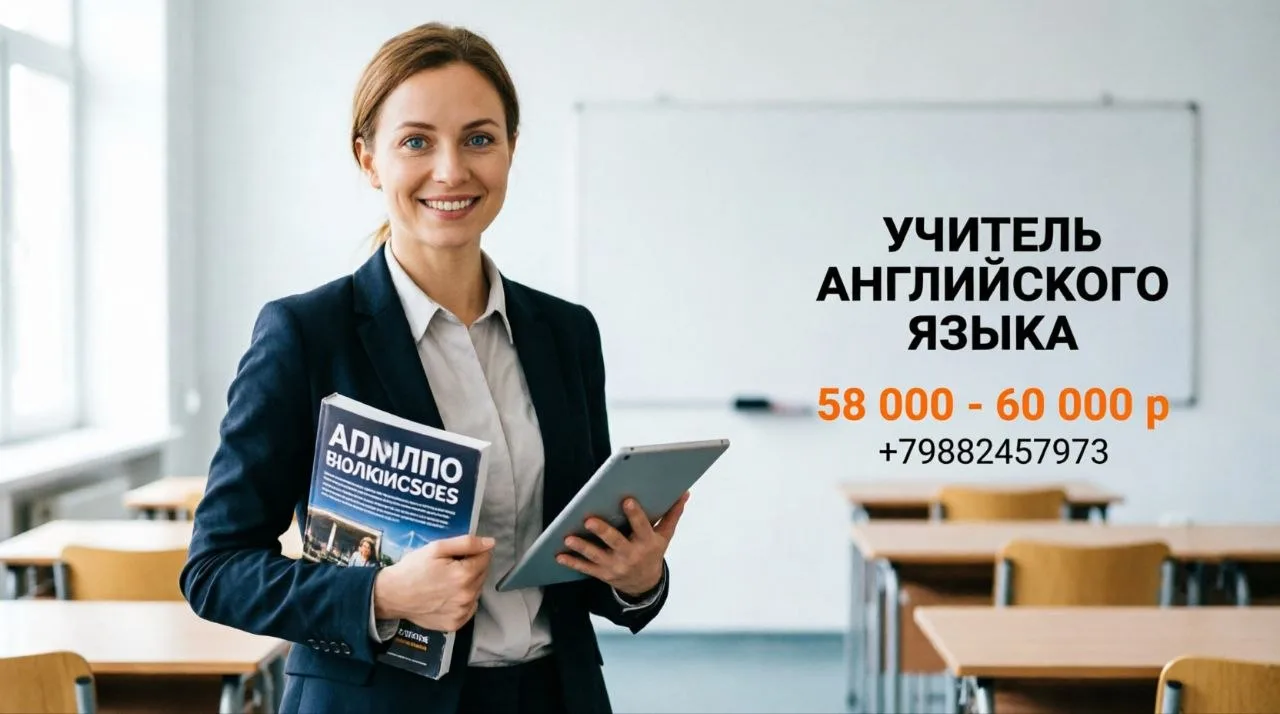 УЧИТЕЛЬ АНГЛИЙСКОГО ЯЗЫКА | 58 000 - 60 000 р