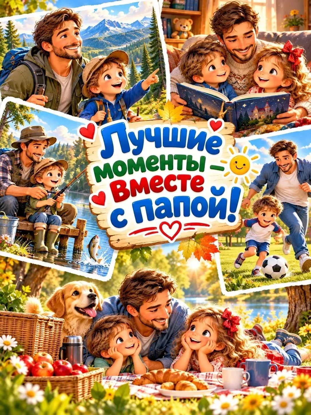 ❤️ Объявляем фотоакцию «Вместе с папой»! ❤️