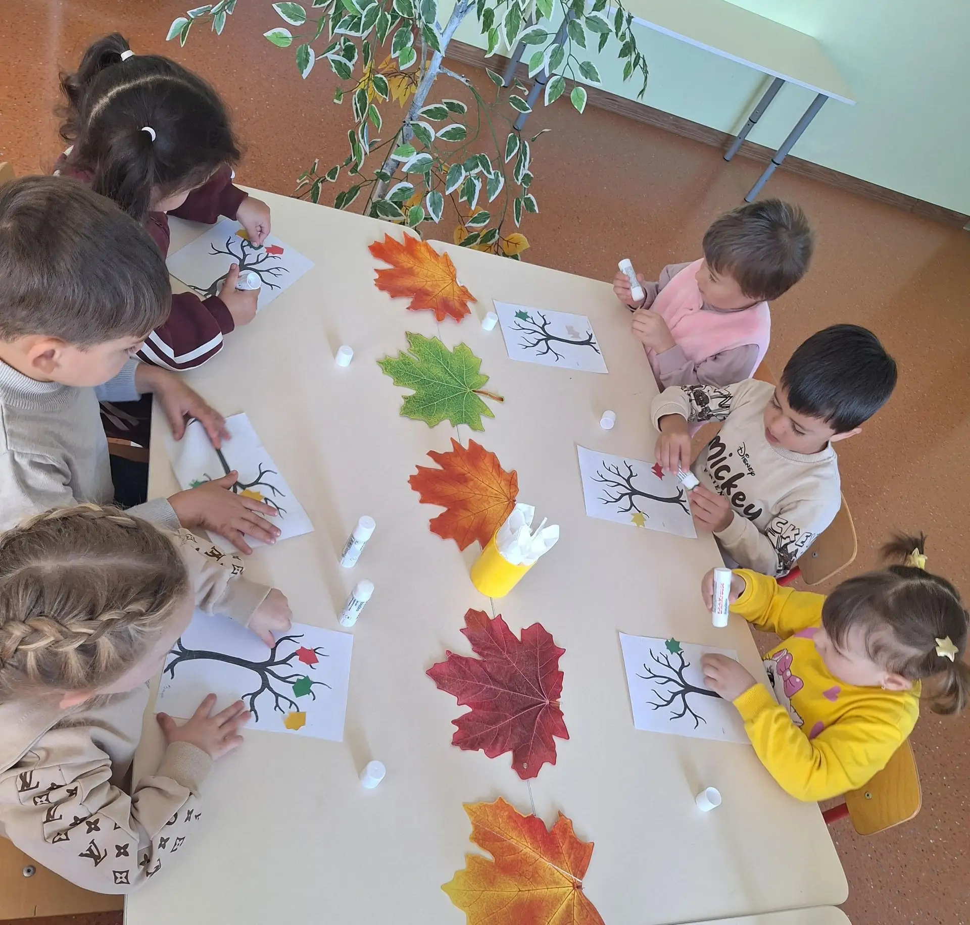 Аппликация "Клён"🍁🍁🍁