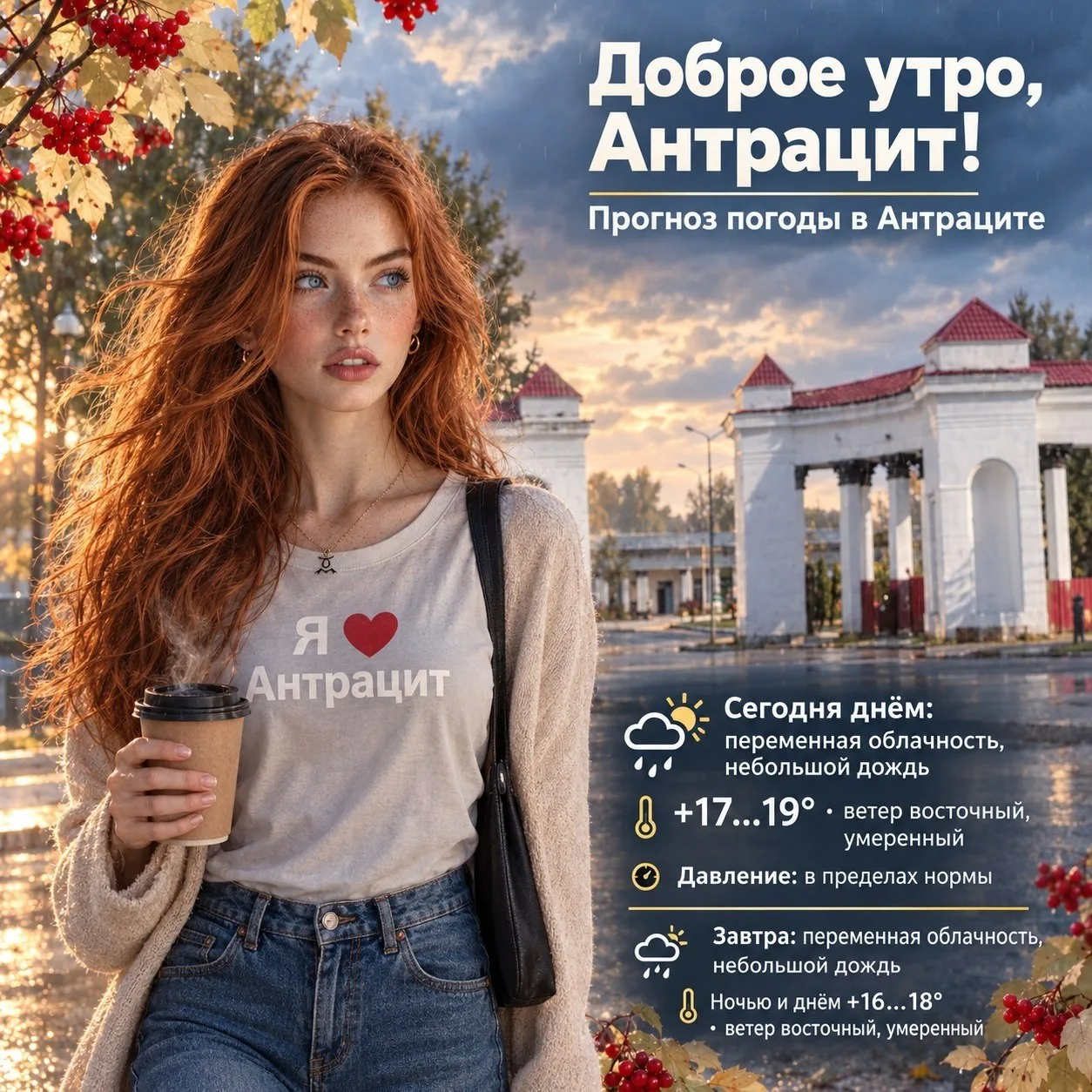 Доброе утро, Антрацит! 🌧️