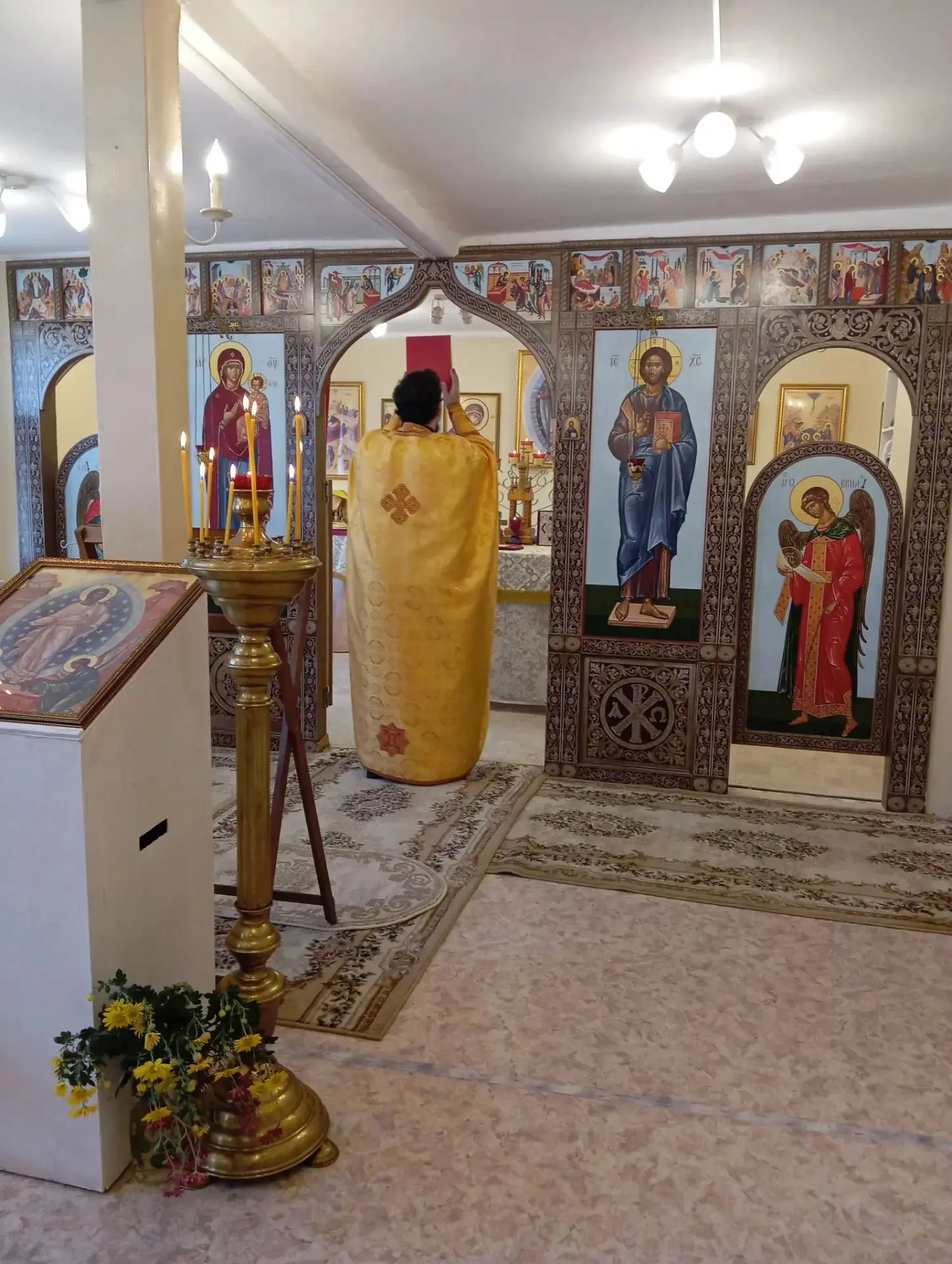 Сегодня, 11 октября, в храме Богоявления Господня в п.Большой Царын мы собрались на Вос...