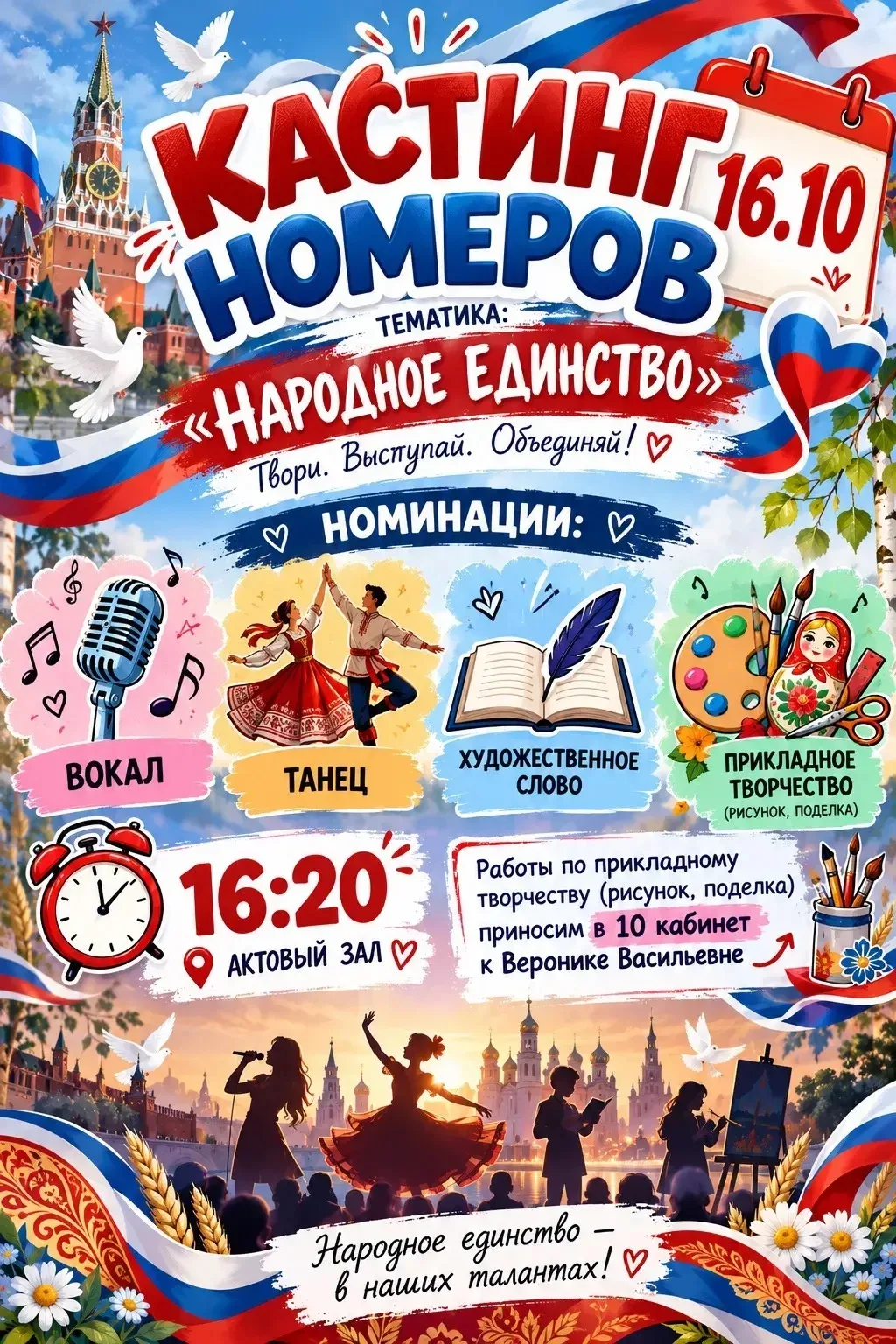 🎭✨ КАСТИНГ НОМЕРОВ! ✨🎭