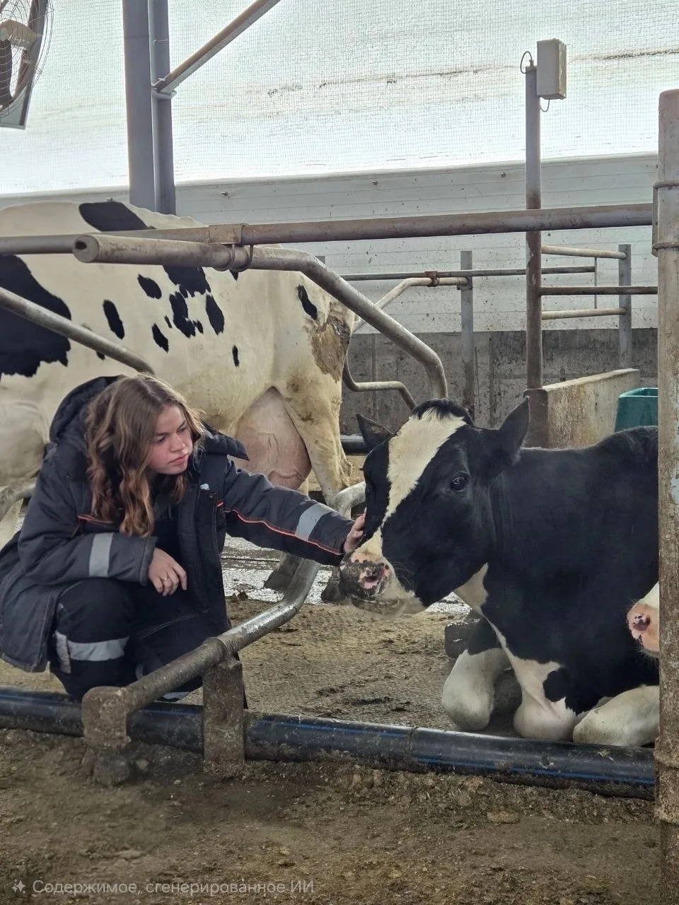 🐄 «С коровами не бывает скучно»: студентка-ветеринар проходит практику в Мамадыше