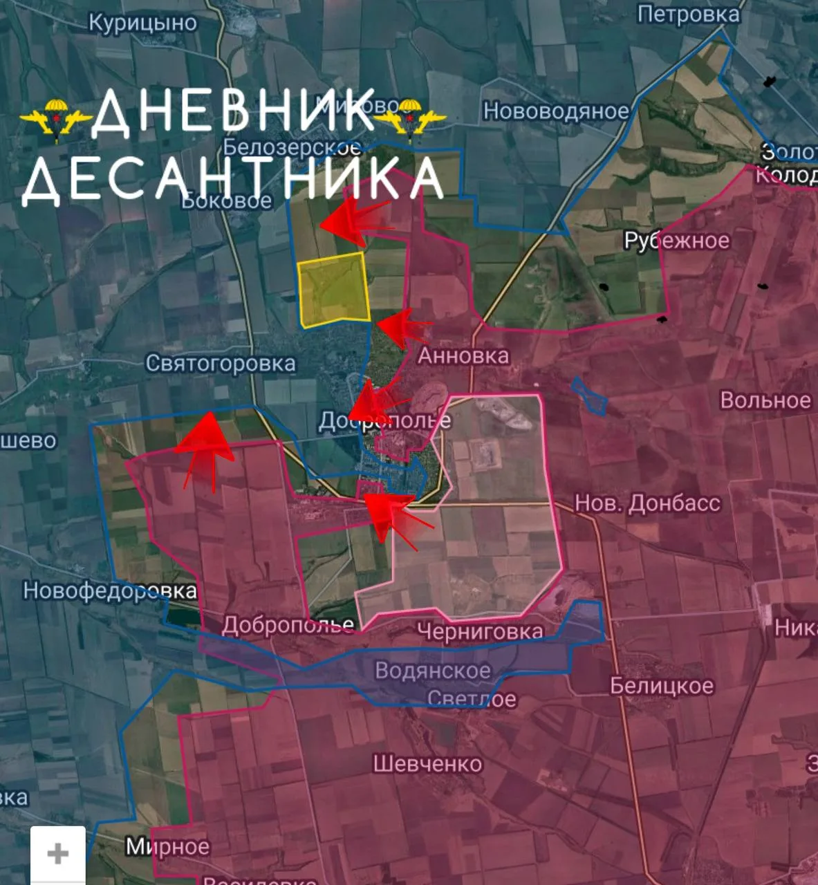 🪂 Добропольское направление.