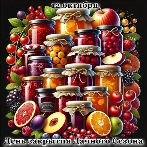 Открытки День закрытия дачного сезона